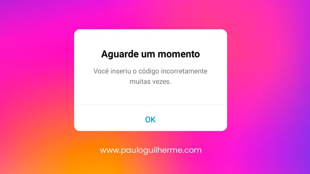 Erro do Instagram em contas invadidas